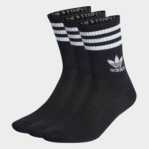 Носки adidas Originals, 3 пары, размер L, черный носки 3 пары adidas light low 3 пары размер l