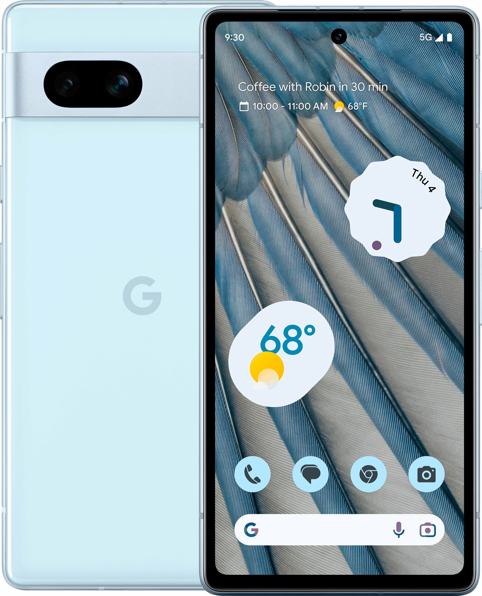 Смартфон Google Pixel 7A 8/128 ГБ JP, Dual: nano SIM + eSIM, Sea