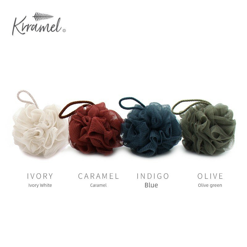 KRRAMEL Набор Из 4 Цветов Банный Цветок Включает Белоснежную Белую Карамель