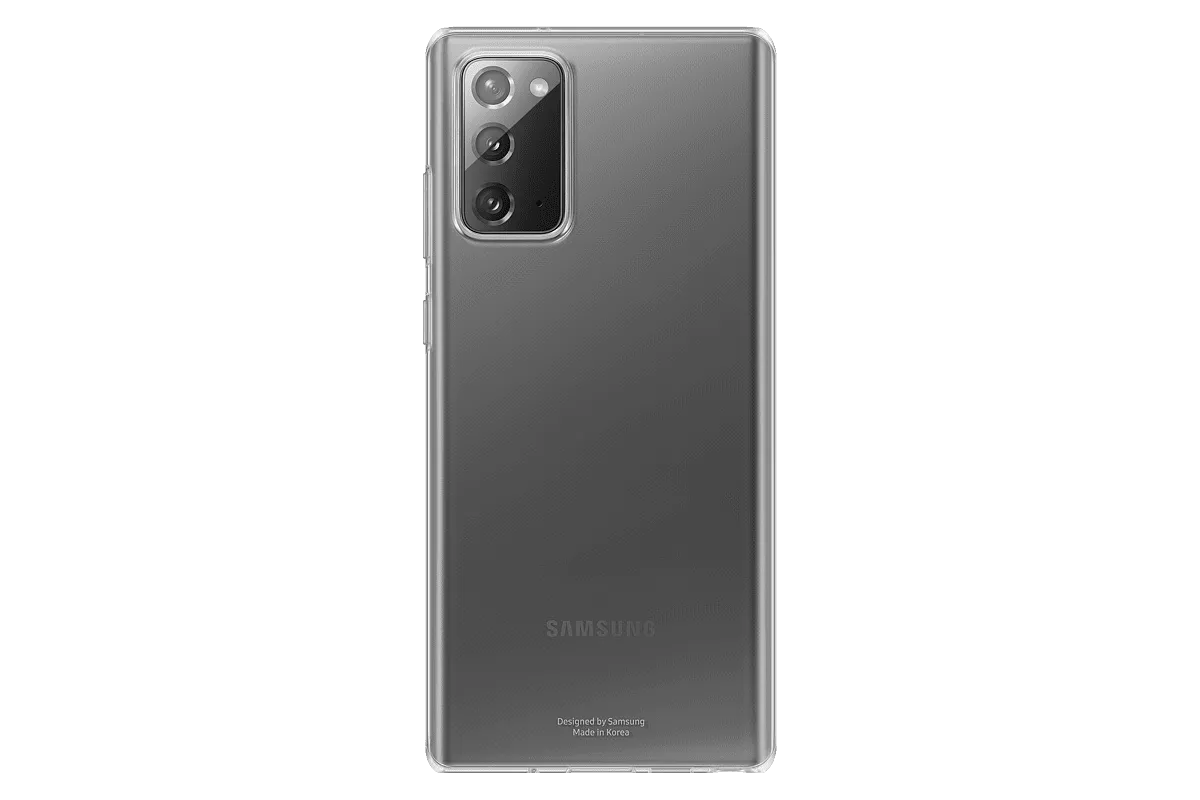 Чехол (клип-кейс) SAMSUNG Clear Cover, для Samsung Galaxy Note 20, прозрачный [ef-qn980ttegru] - фото №7