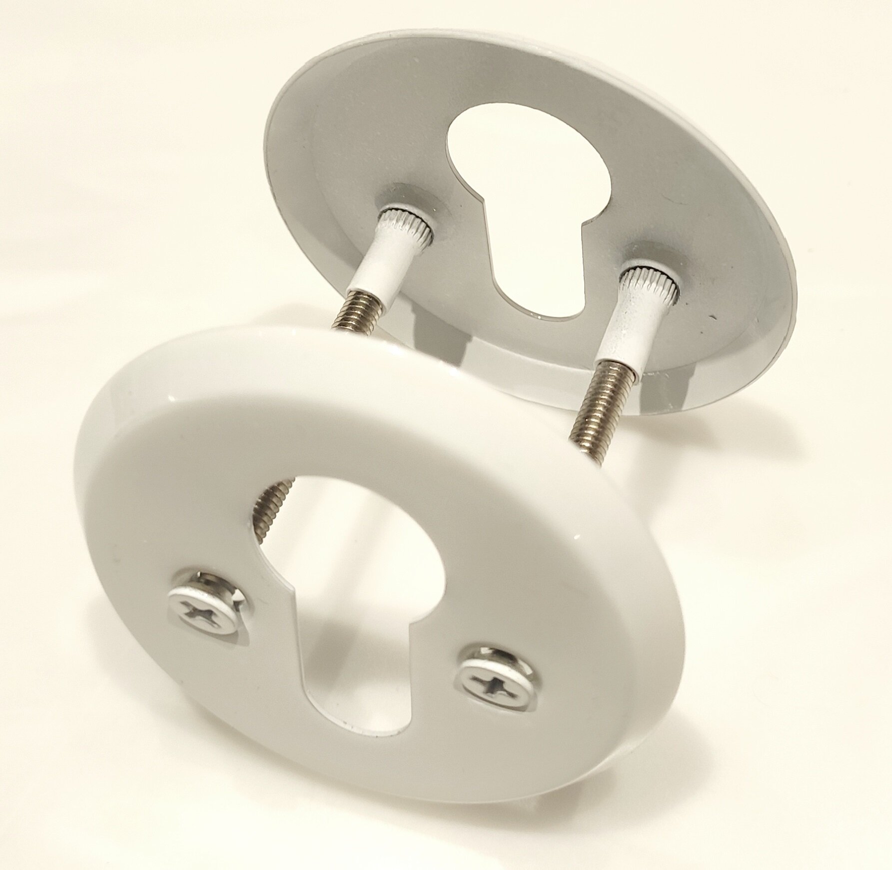 Накладка дверная цилиндровая Apecs DP-C-06(55) W