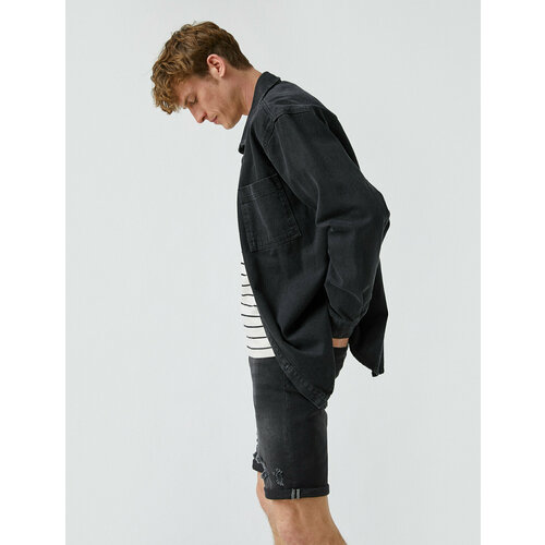 фото Шорты koton, размер 31, черный