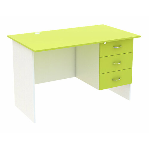 Стол однотумбовый в аптечный кабинет право-сторонний серии лайм С-06 22014₽