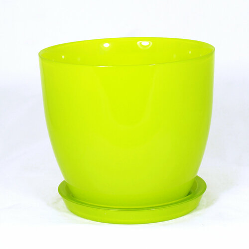 Горшок стеклянный с поддоном 