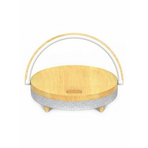 Колонка светильник с функцией беспроводной зарядки Xiaomi Ezvalo Wireless Charging Music Desk Lamp Wood LYYD01 369000₽