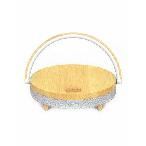 Колонка светильник с функцией беспроводной зарядки Xiaomi Ezvalo Wireless Charging Music Desk Lamp Wood (LYYD01)