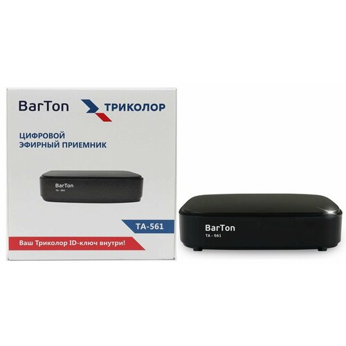 ТВ-тюнер BarTon TA-561 черный DVB-T2