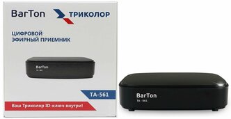 ТВ-тюнер BarTon TA-561 черный DVB-T2