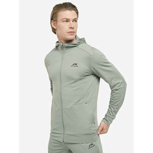 фото Толстовка athlex, размер 54, серый