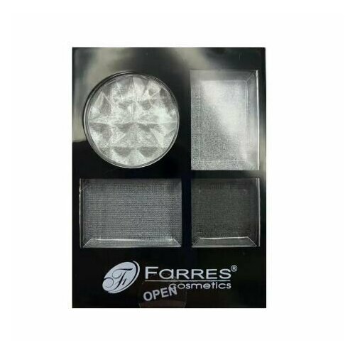 Farres cosmetics Тени для век четырехцветные, тон 05