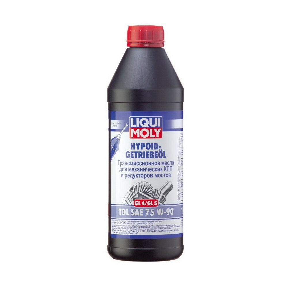 Масло трансмиссионное liqui moly hypoid-getriebeoil tdl 75w-90 1 л 1407/3945