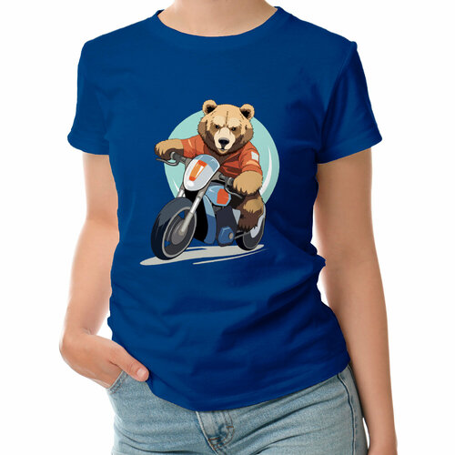 фото Футболка roly, размер l, синий