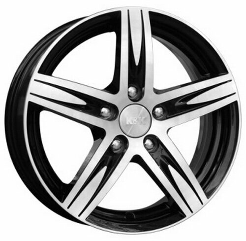 Колесный диск КиК Андорра 6,5x16/5x114,3 ET38 D67,1 Алмаз черный