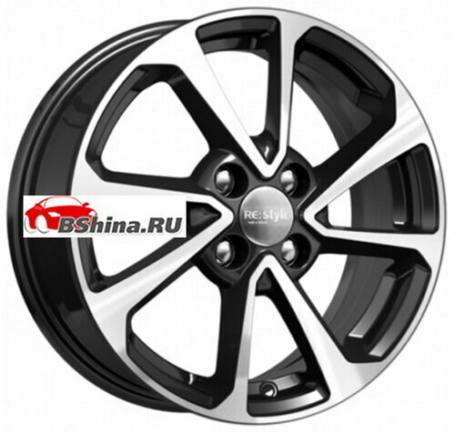 Колесный диск КиК КС861 6,0x15/4x100 ET46 D54,1 Алмаз черный