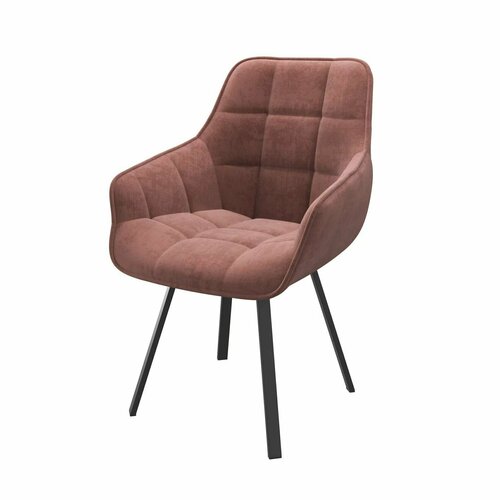 Кресло поворотное Romeo розовый