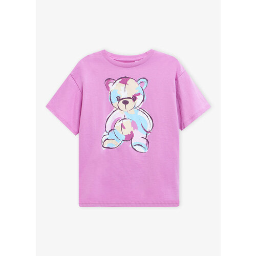 фото Футболка funday, размер 140, розовый