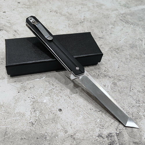 фото Нож складной tanto d2, 90 мм, черный