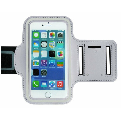 спортивный чехол на руку ahha fitness armband tyler 133a серо голубой Чехол для бега Fitness Apple iPhone 6 (4.7 дюйма) Серый