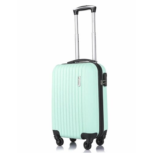 умный чемодан l case krabi 36 л размер s зеленый Чемодан L'case Krabi Krabi, 36 л, размер S, бирюзовый
