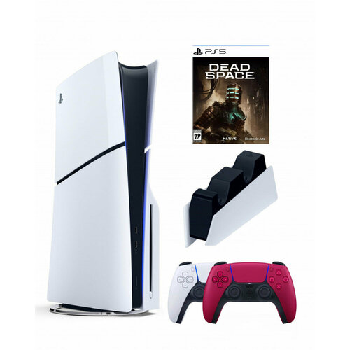Приставка Sony Playstation 5 slim 1 Tb2-ой геймпадкрасныйзарядноеDead Space 8077400₽