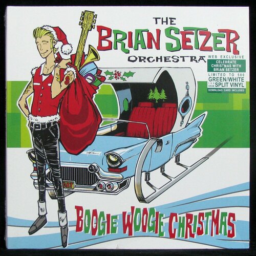 виниловая пластинка eu brian setzer nitro burnin’ funny daddy coloured vinyl Виниловая пластинка Surfdog Brian Setzer Orchestra – Boogie Woogie Christmas (coloured vinyl)