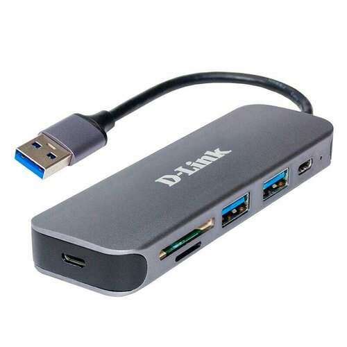 Концентратор D-Link DUB-1325 с разъемом USB 3.0 Type-A (DUB-1325/A2A) usb hub mini usb 3 0 high speed hub splitter box for pc laptop u disk card reader computer splitter hub