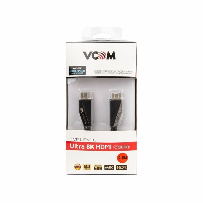 Кабель VCOM HDMI - HDMI (CG860), 0.5 м, черный VCOM Telecom - фото №15