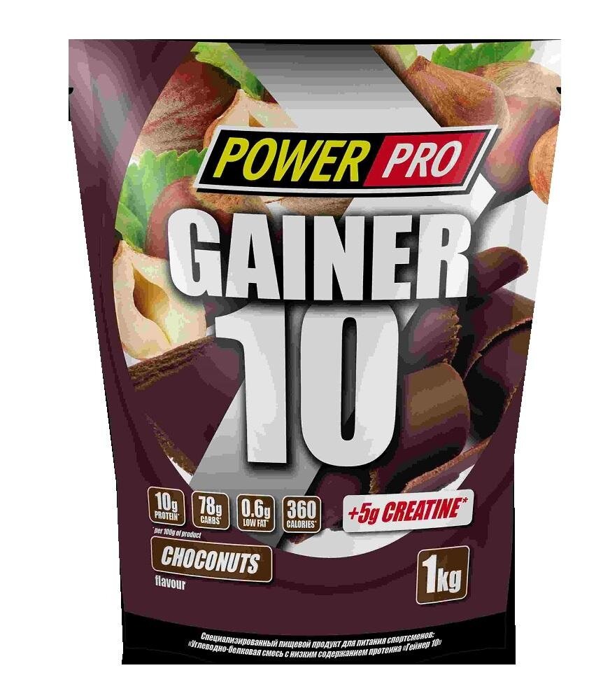 Power Pro Gainer 10 1000 гр (Power Pro) Шоколад орех