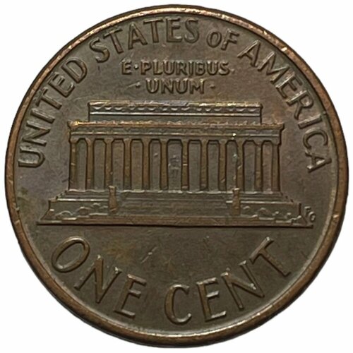 США 1 цент 1988 г. (Memorial Cent, Линкольн) (D) (Лот №2) сша 1 цент 1991 г memorial cent линкольн d лот 2