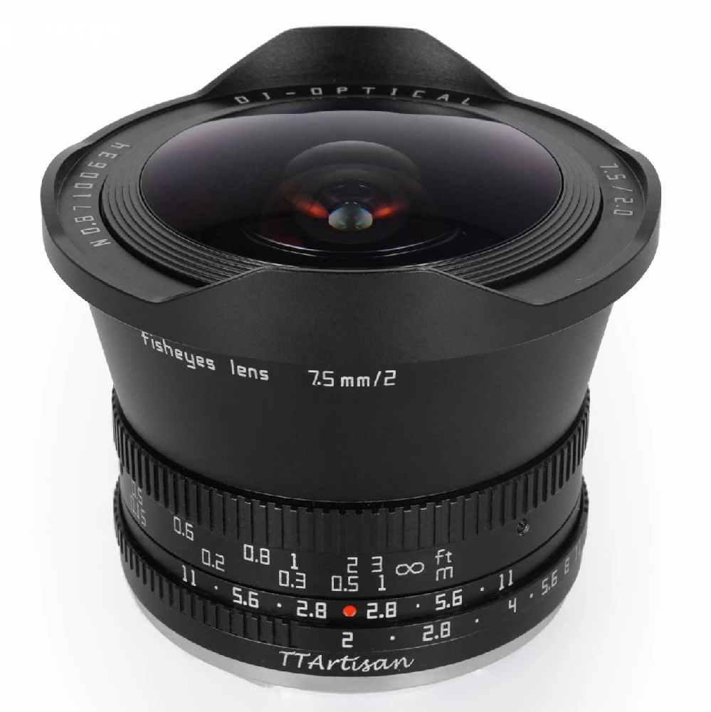 Объектив TTartisan 7.5mm f/2 Fisheye Canon RF