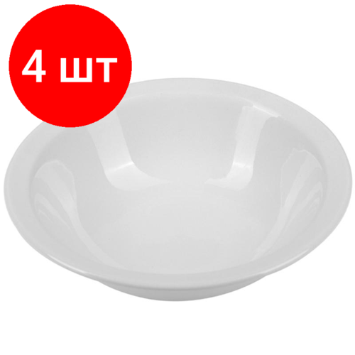 Комплект 4 штук Салатник Lambert фарфор D16см V325мл белый фк6007 1526₽