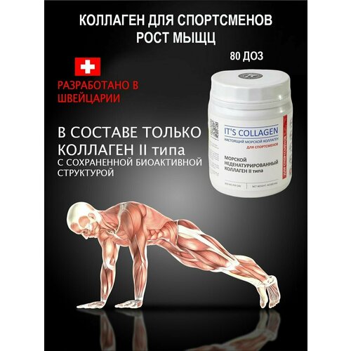 фото Морской коллаген для роста мышц и контроля веса, 100 доз it's collagen