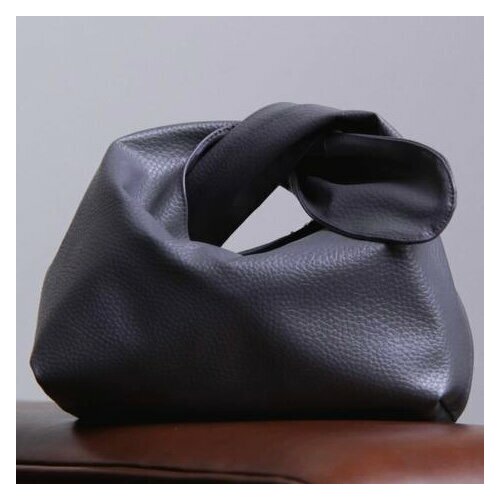 фото Сумка tilkian_графит_зефирка, фактура зернистая, серый 2jin