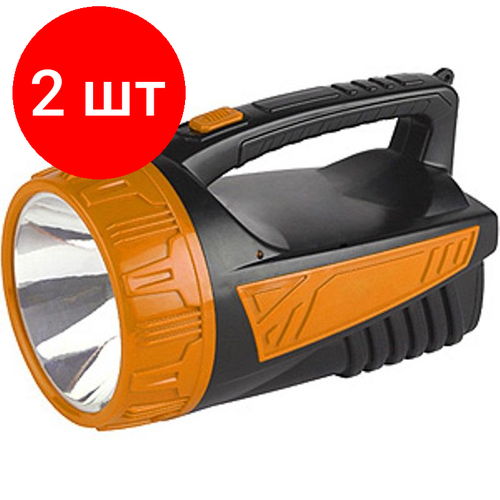 Комплект 2 штук, Фонарь Трофи TSP3W 3W LED, аккум 4V2Ah, ЗУ 220V(C0045554)