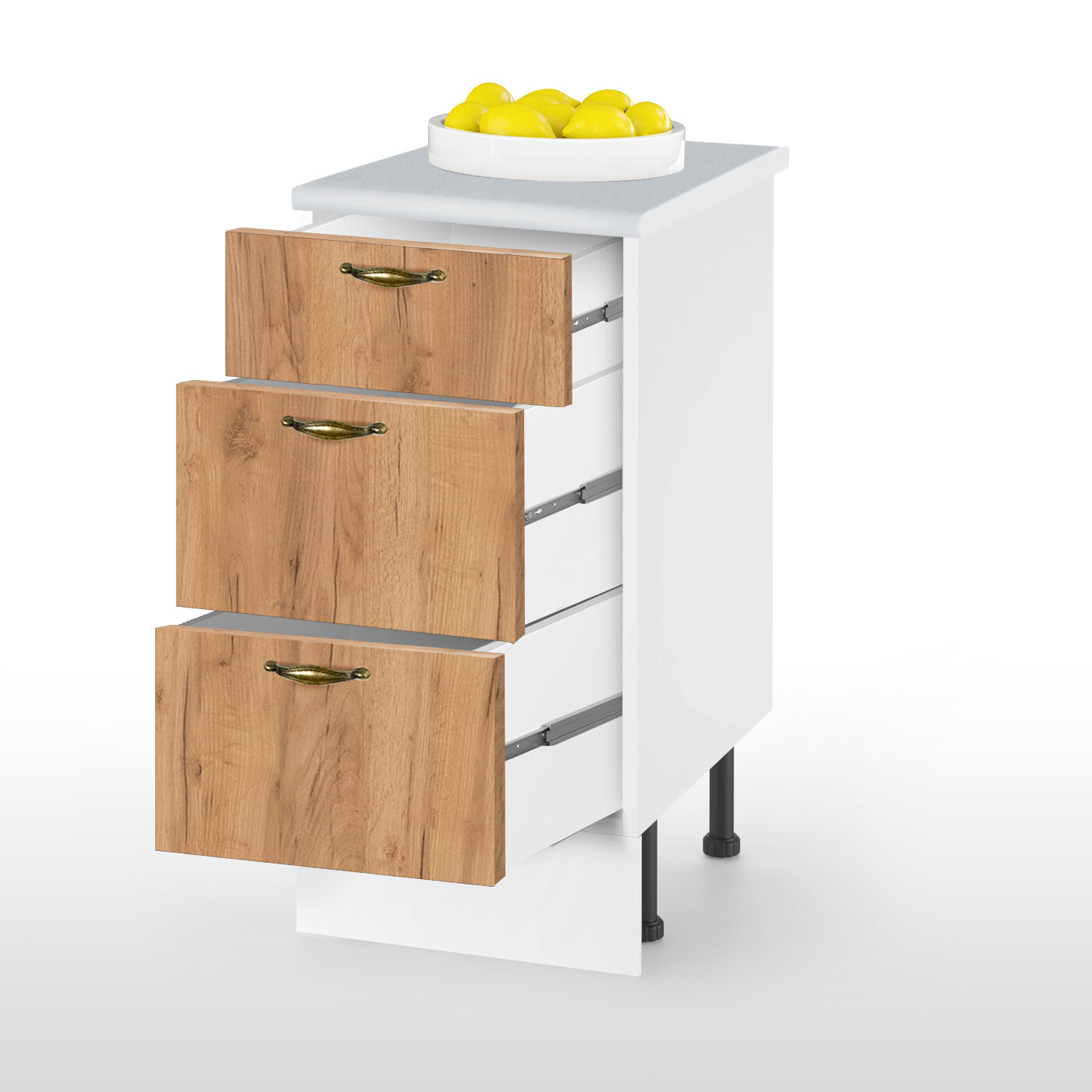 Кухонный модуль с 3 ящиками "Ладога" 40 см