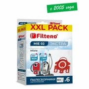 Мешки-пылесборники Filtero MIE 02 XXL Pack Экстра, для пылесосов Miele, синтетические, 6 штук