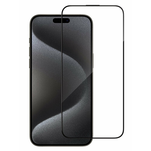 BlueO стекло для iPhone 15 Plus, Corning Gorilla USA Anti-Static Black защитное стекло blueo usa corning gorilla full glue anti static для iphone 13 mini