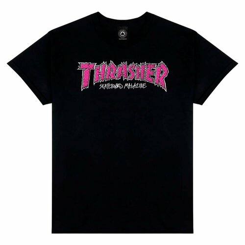 Футболка THRASHER, размер XL, черный