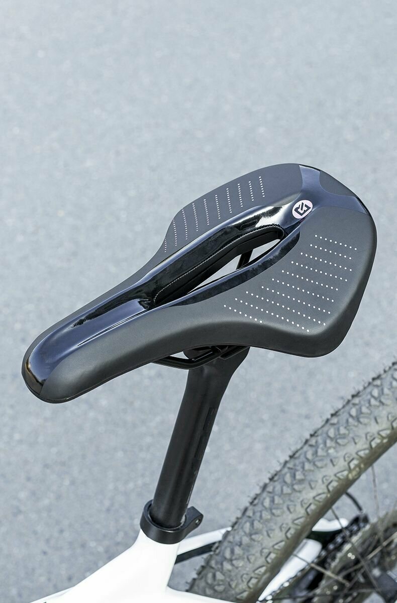 фото Седло ROCKBROS черное, спортивное с прорезью