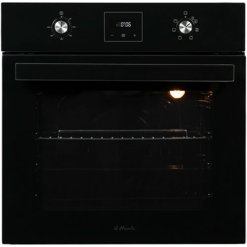 Духовой шкаф электрический встраиваемый 66 л 7 режимов Конвекция Разморозка 50-300 С Автоотключение по таймеру il Monte BO-63 3337500₽