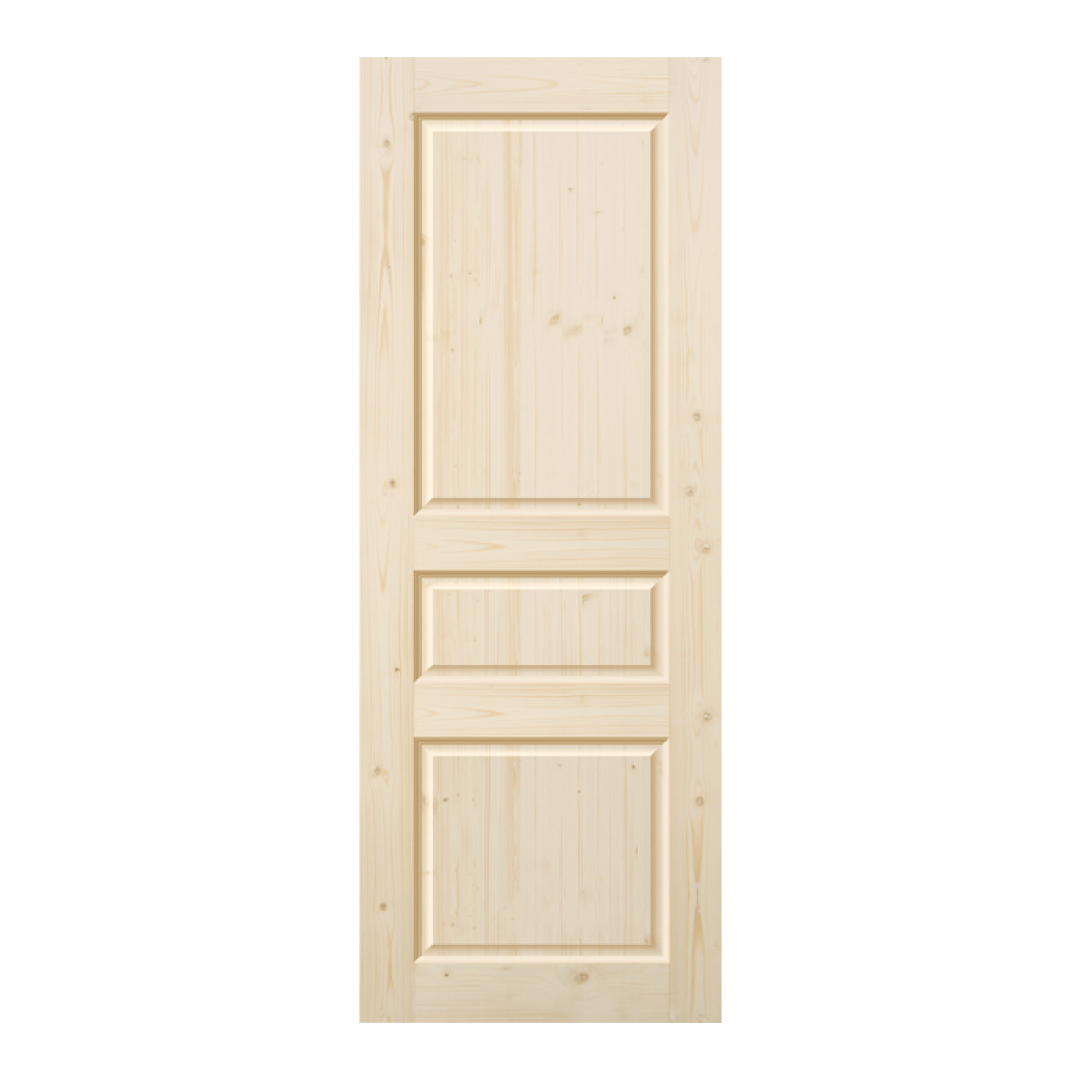 Apart.Unity Дверь деревянная межкомнатная из массива хвоя 600*2000 мм, Глухая