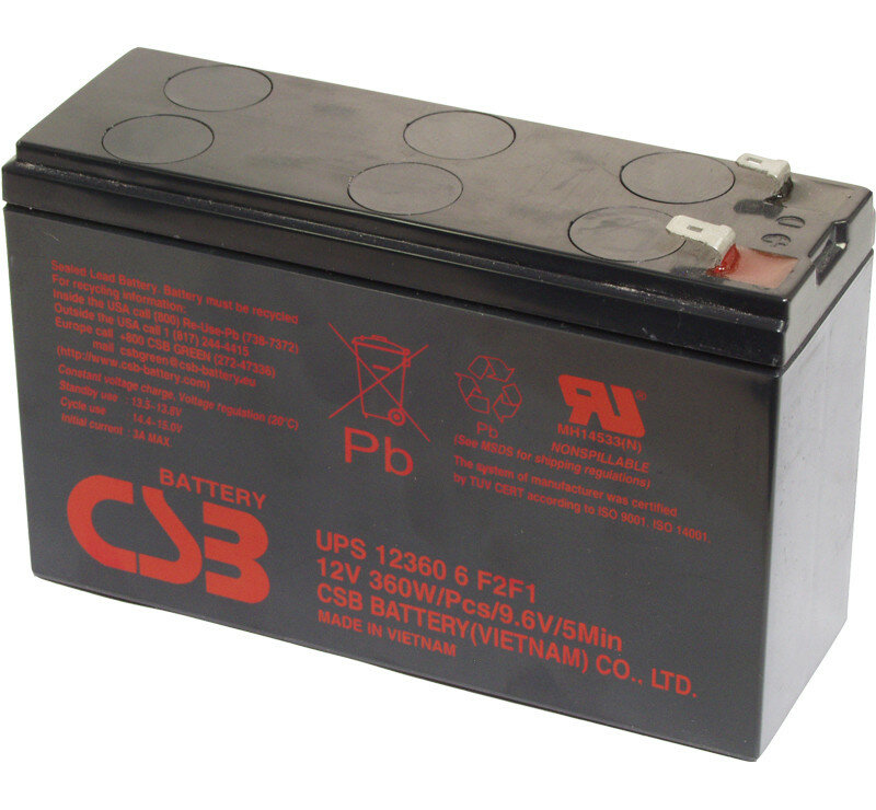 CSB Батарея UPS123606 (12V 6Ah)