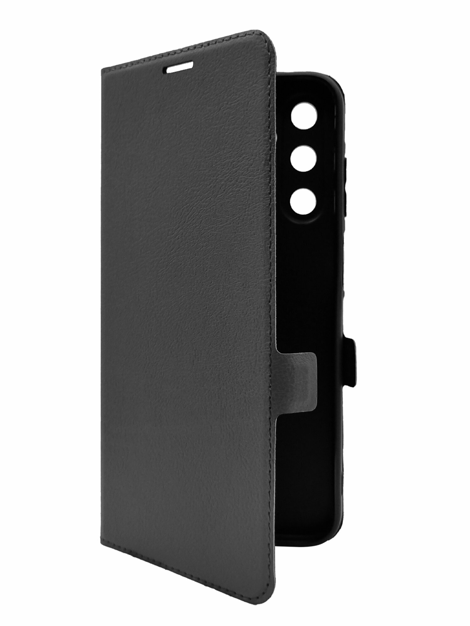Чехол на Samsung Galaxy A15 (Самсунг Галакси А15) черный книжка эко-кожа с функцией подставки отделением для карт и магнитами Book case Miuko