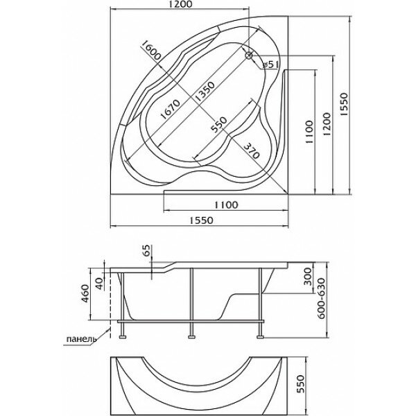 Акриловая ванна Aima Design - фото №18