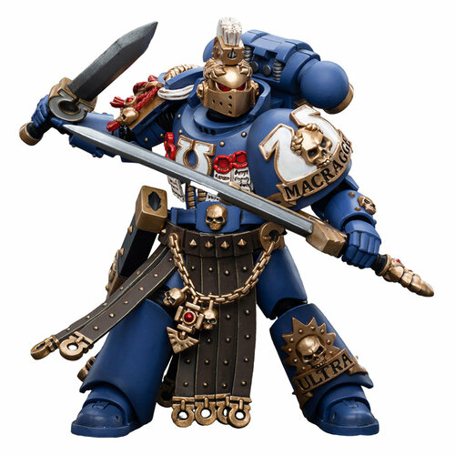 Фигурка Warhammer 40K Ultramarines Honour Guard Chapter Champion 1:18 фигурка warhammer 40k ork kommandos nob nazbog 1 18