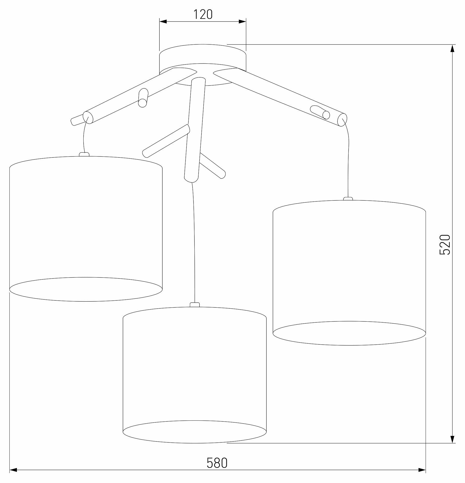 Подвесная люстра TK Lighting - фото №3