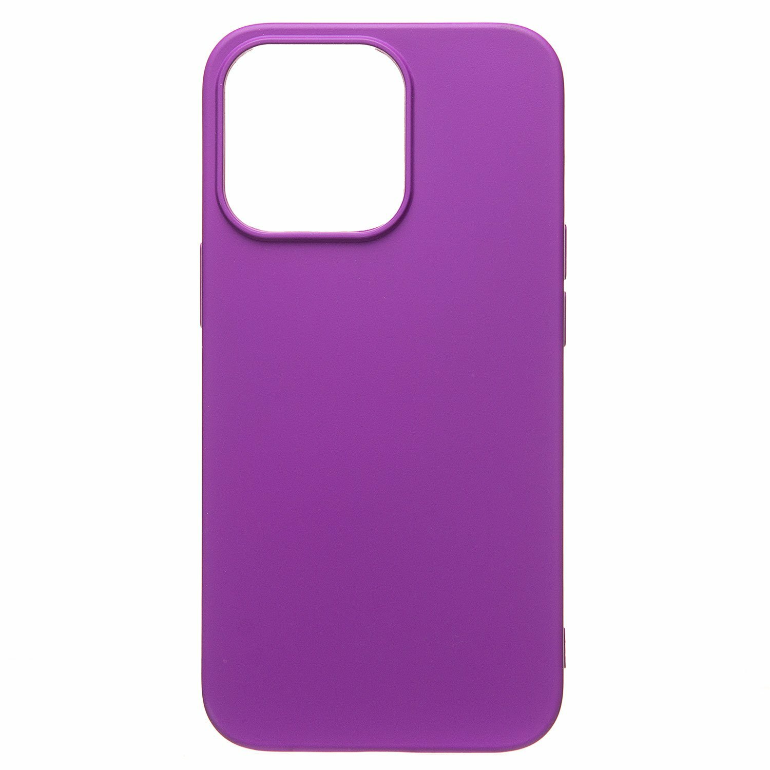 Однотонный силиконовый чехол для Apple iPhone 13 Pro/с soft touch покрытием /фиолетовый