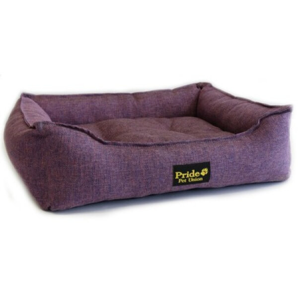 PRIDE "Прованс" Лежак для кошек и собак "Прованс" фиолетовый, размер 52*41*10 см