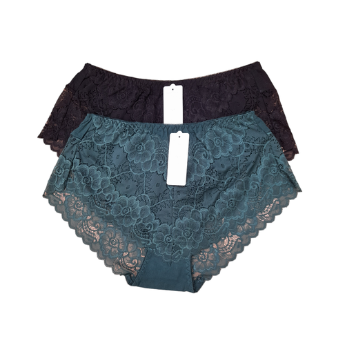 фото Трусы , 2 шт., размер 3xl, зеленый, черный alena