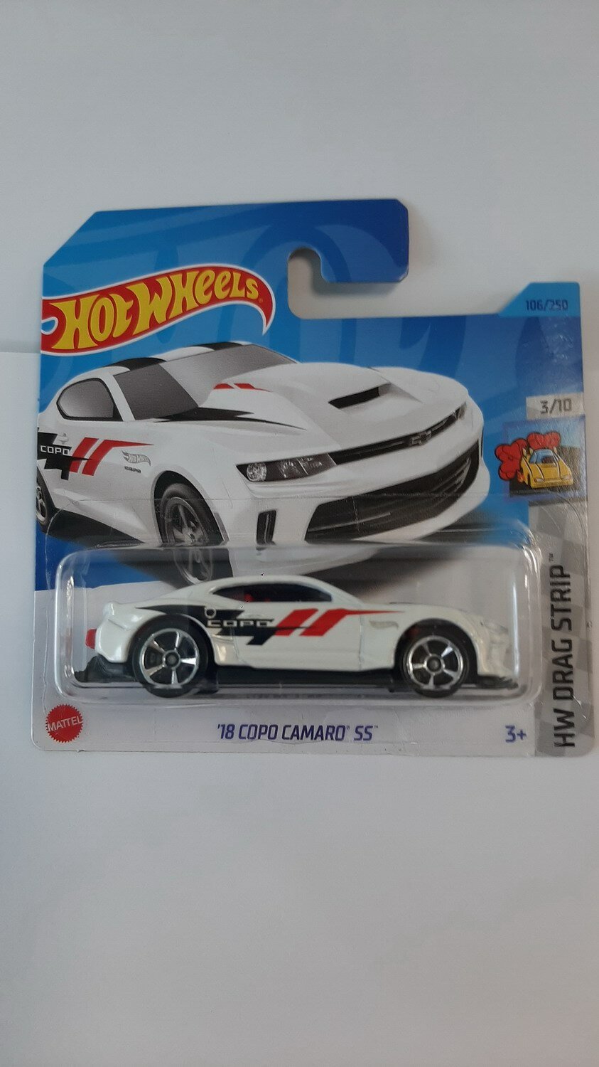 Машинка коллекционная Hot Wheels 18 COPO CAMARO SS 5785/N3758/C4982/N2799/9